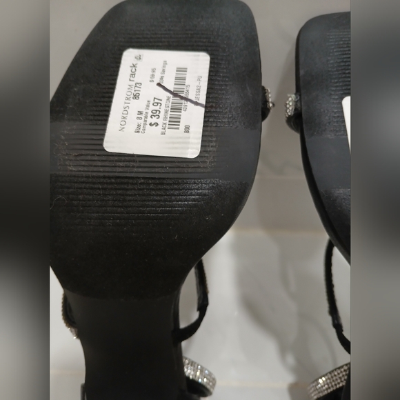 Nordstrom Rack BP. Jessa Ankle Strap Sandal Size 8.0 Rhinestones NWT - Picture 12 of 14